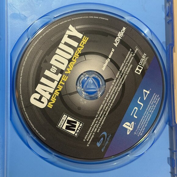 GREAT DEAL! Used CALL OF DUTY INFINITE WARFARE for PS4 - Playstation game disc! - Picture 2 of 3